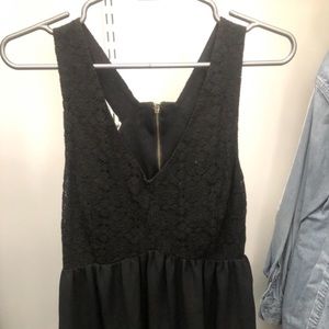 Black Flowy Tank Top